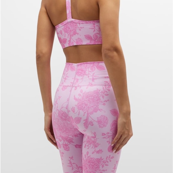 Terez Neiman Marcus pink floral ultra comfortable leggings - Picture 5 of 10